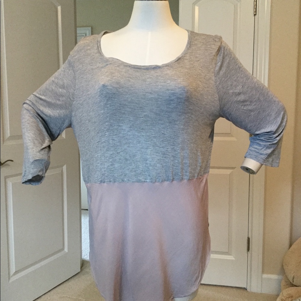 Joy from Nordstrom Gray T-Shirt, XL